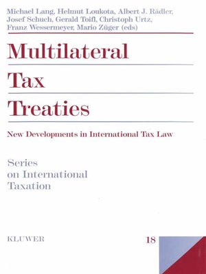 cover image of Multilateral Tax Treaties